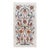 21"x41" 100% Silk Wall Hanging with Floral Design, Embroidered Uzbek Tapestry For Sale