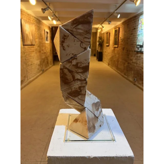 Beige Pere Aragay, Untitled, 2022, Crystal & Epoxy Resin Sculpture For Sale - Image 8 of 9