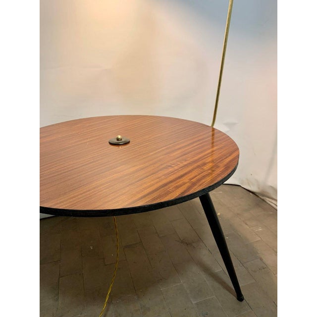 Vintage Italian Coffee Table with Integrated Lamp, 1960s For Sale - Image 5 of 8