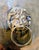 Antique Hand-Made English Brass Lion Handle Footed Cachepot Planter/Cauldron For Sale - Image 9 of 13