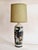A rare large table lamp with decor of birds on branches. Handmade by nila ceramic alingsås, sweden mid1900s. In good...