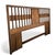 1960s Mid-Century Modern Walnut Veneer King Headboard With Chrome Trim, 1960s For Sale - Image 5 of 18