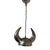 Gray Model Viking Pendant Lamp with Helmet Shaped Ceiling Lamp from Kare Design For Sale - Image 8 of 8