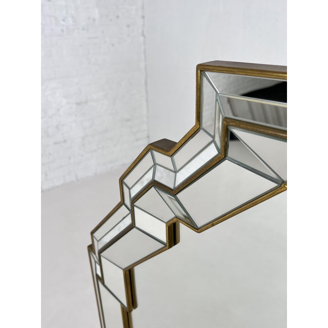 Art Deco Bevelled Mirror from Deknudt For Sale - Image 9 of 11