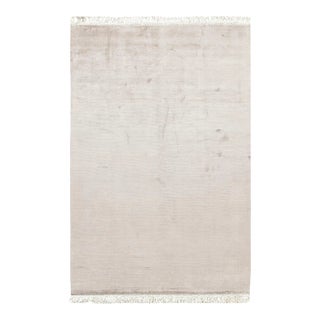 2020s Simplicity Chic Collection Grey-Ivory Contemporary Rug 8'2 X 10' For Sale