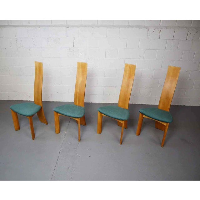 Danish Set of 4 Iris Chairs for Berghe For Sale - Image 11 of 12
