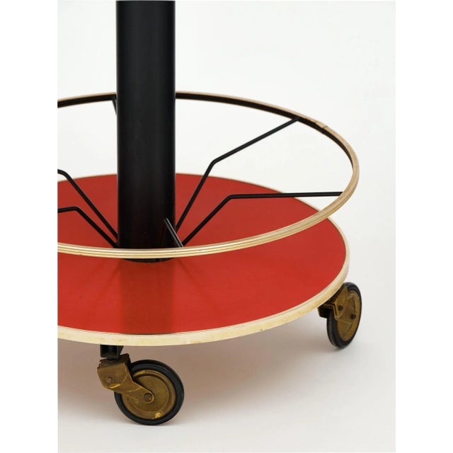 Italian Hydraulic Bar Cart For Sale In Austin - Image 6 of 10