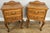 Vintage French Bedside Tables in Oak, Set of 2 For Sale - Image 12 of 12