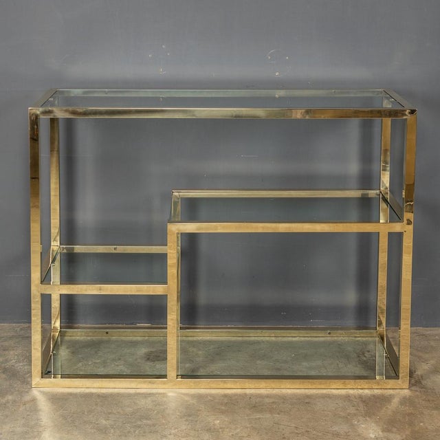 Antique Etagere in Chromed Brass, 1970 For Sale - Image 3 of 17