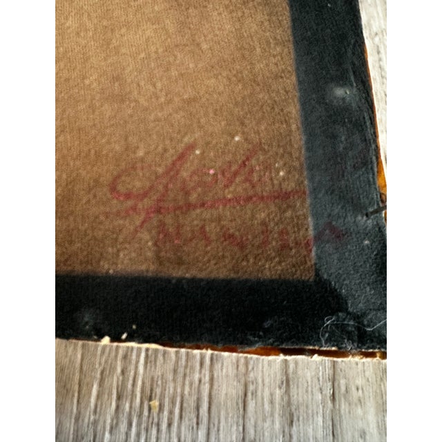Figurative 1961 Mid-Century Companion Portraits, Signed and Framed — Pair For Sale - Image 3 of 12