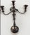 Vintage Heritage Rogers Bros Ornate Silverplate 3-Arm Candelabra Pair For Sale In Los Angeles - Image 6 of 11