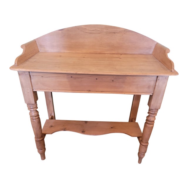Antique Pine Wash Stand Table - From England - Circa 1880 For Sale