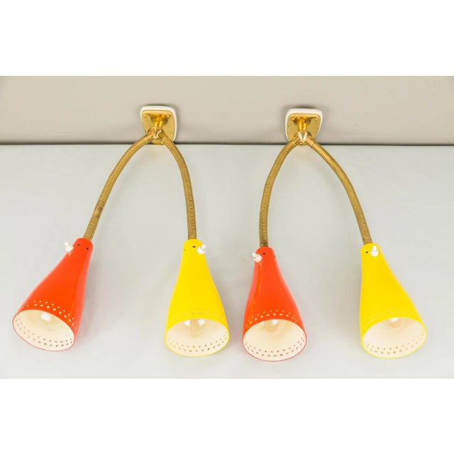 Sconces by J. T. Kalmar for Kalmar, 1950s, Set of 2 For Sale - Image 11 of 11
