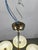 Gold Art Deco Chrome and Walnut Chandelier, Czechoslovakia, 1930s For Sale - Image 8 of 11