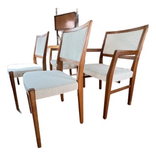 1960s Svegards Markaryd Set of 4 Swedish Teak Dining Chairs For Sale