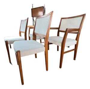 1960s Svegards Markaryd Set of 4 Swedish Teak Dining Chairs