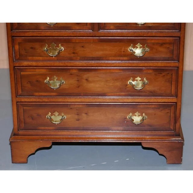 Wood Burr Yew Wood Chest of Drawers For Sale - Image 7 of 18