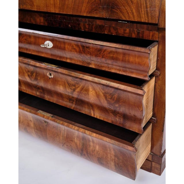 Chatol with Drawers in Hand Polished Mahogany, 1820s For Sale - Image 6 of 12