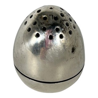 Antique Silver Plated Nutmeg Shaker For Sale