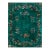 1920s Green Flowers Modern Antique Chinese Art Deco Carpet 8'9" X 11'6" Knotted Pile Wool Rug For Sale