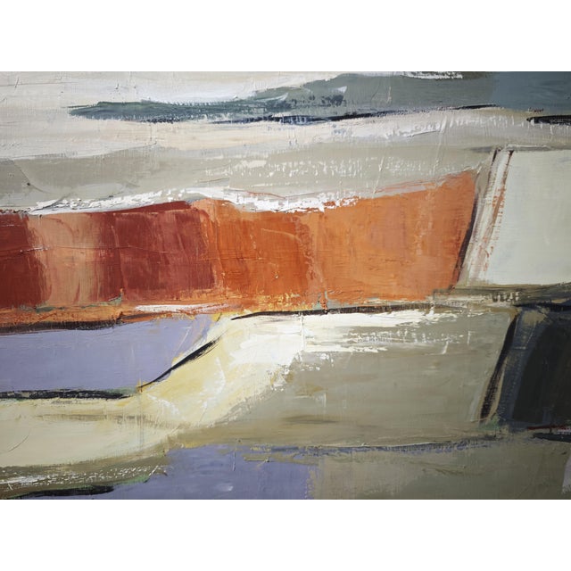 Strates en Suspens, Abstract Landscape, Contemporary, Framed by Sophie Dumont For Sale - Image 6 of 8