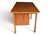 Restored Danish Modern Writing Desk With Sliding Cabinet & Tapered Legs For Sale - Image 13 of 17