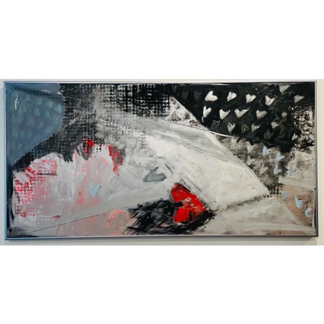 California Mix Media Two Impressionist Abstract Signed Oil on Panel For Sale - Image 16 of 17