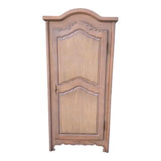 French Country Media Cabinet Armoire For Sale