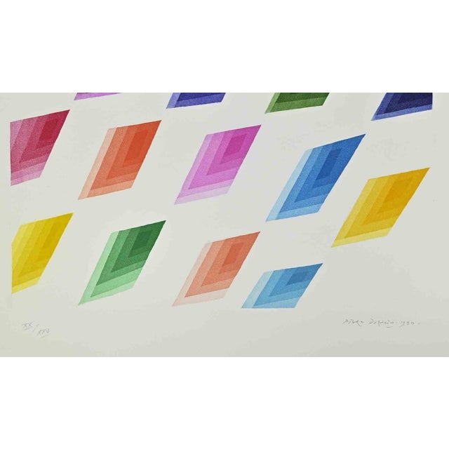 Nuances is a color etching and aquatint on paper, realized in 1980 by the Italian graphic master Piero Dorazio (Rome, 1927...