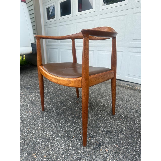 Offering a rare and exceptional JH 501 armchair. Most commonly known as "The Chair", this chair is expertly designed for...
