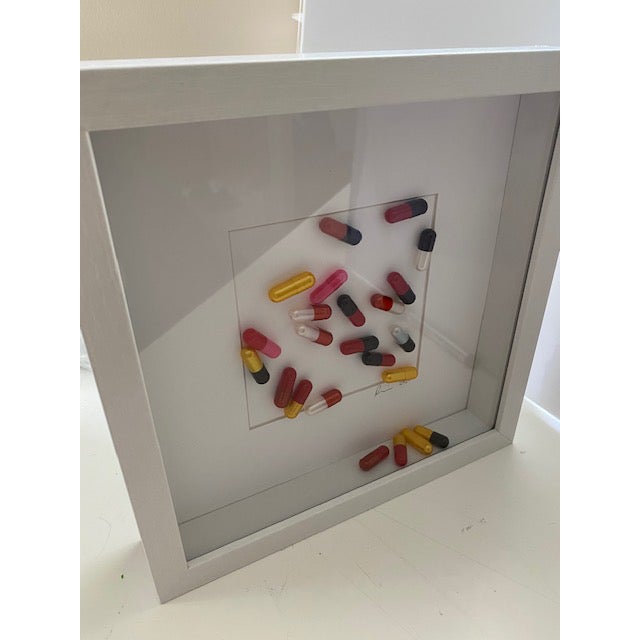 Abstract Original 3d Artwork "Take a Chill Pill" Framed For Sale - Image 3 of 4