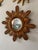 Mid 20th Century French Giltwood Coppery Sunburst Wall Mirror For Sale - Image 16 of 17