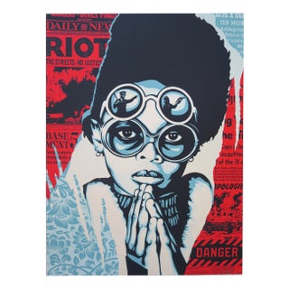 Shepard Fairey (Obey), Late Hour Riot, 2017, Signed Silkscreen For Sale