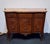 Louis XV-Louis XVI Transition Style Inlaid Bombé Commode with Marble Top For Sale - Image 3 of 7