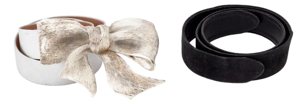 1985 Vintage Christopher Ross Silver Bow  Belt Buckle Christopher Ross Silvered Bow Belt Buckle, 1985 | Chairish main image 3