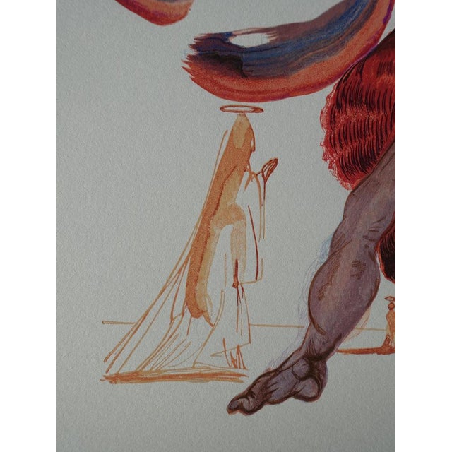 Salvador Dalí (1904-1989) Purgatory 18: The Sloths Color wood engraving Unsigned On BFK Rives wove paper, 26 x 33 cm...