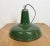 Industrial Green Enamel Factory Pendant Lamp, 1960s For Sale - Image 12 of 16