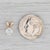 2020s 0.42ct Round Diamond Solitaire Pendant 14k Yellow Gold Small Drop For Sale - Image 5 of 5