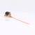 Antique Signed Brassler & Co. Art Deco 14k Gold & Bloodstone Cabochon Stickpin For Sale - Image 11 of 15