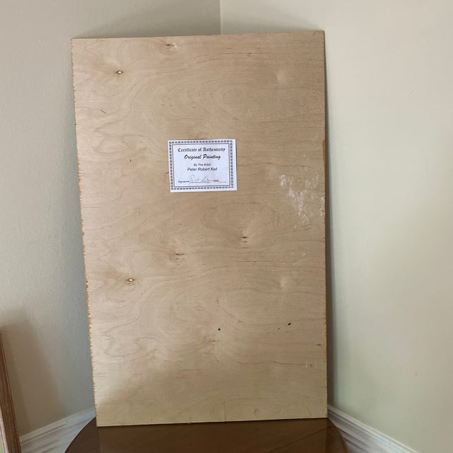 1970s Contemporary Original Peter Keil Miro Style Abstract Painting For Sale - Image 9 of 9