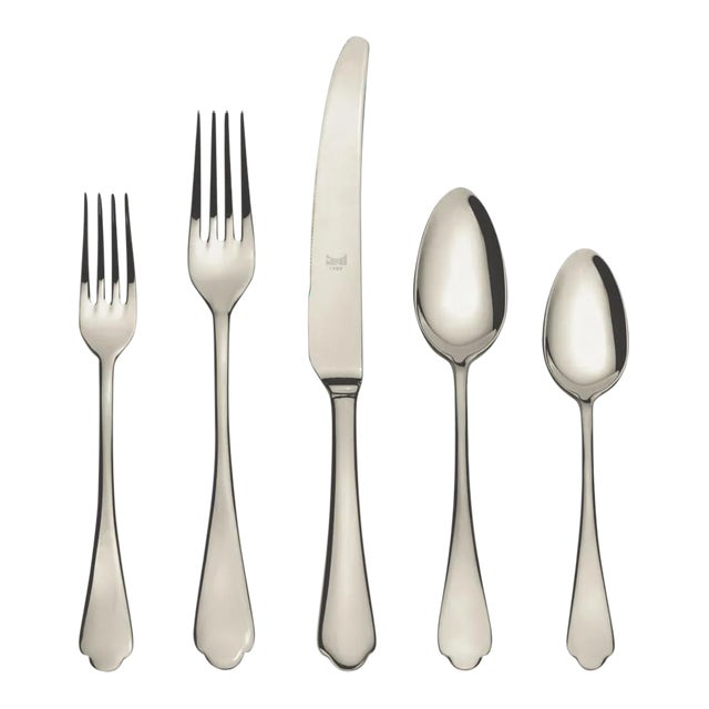 Mepra Dolce Vita 5-Piece Flatware Set, Champagne For Sale
