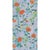 Art Deco Large Scale, Poppies Wallpaper by Paule Marrot in Periwinkle For Sale - Image 3 of 3