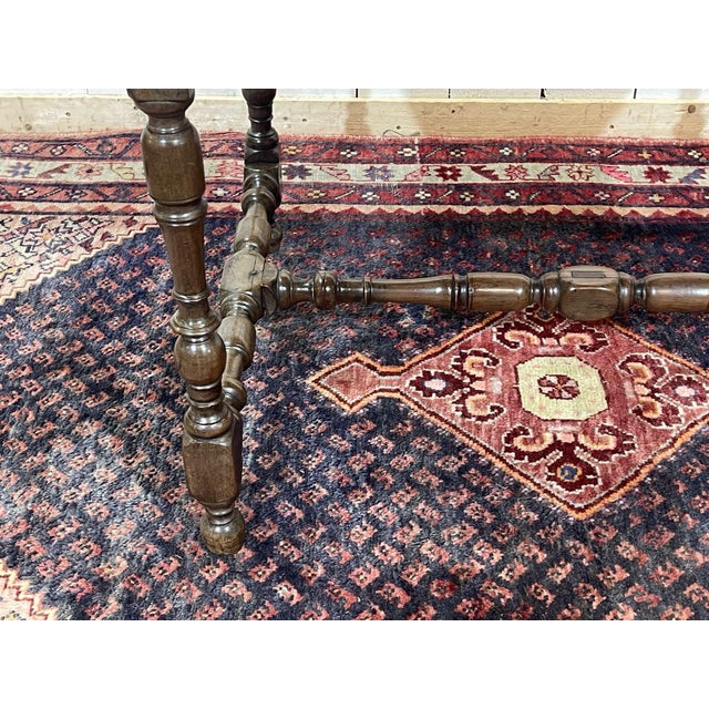 Antique Desk in Walnut and Oak, 1800s For Sale - Image 4 of 18