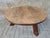 Mid-Century Modern Large Mid-Century Modern Round Oak Coffee Table, 1970s For Sale - Image 3 of 13