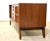 Refinished Walnut Low Tv Console Credenza For Sale - Image 4 of 10