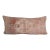 Faded Oushak Rug Pillow – Vintage Turkish Handwoven Lumbar Cushion -17'' X 37'' For Sale