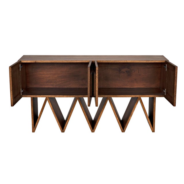 The Jean-Michel Sideboard from Noir showcases simplicity and elegance in one piece. Handcrafted of walnut wood and...