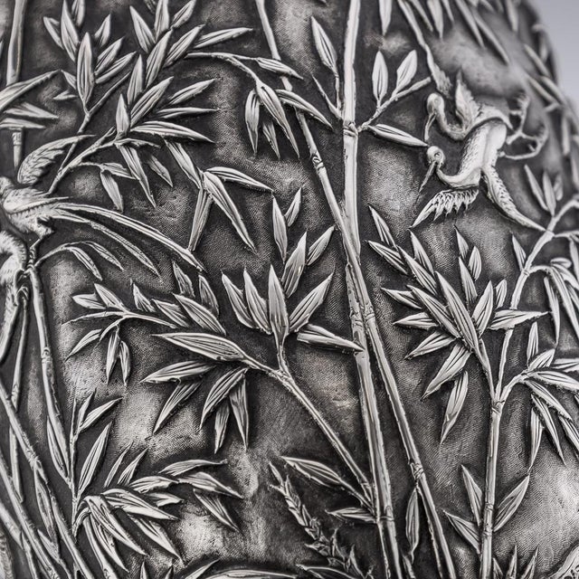 19th Century Chinese Export Silver Goblet from Lee Ching, 1870s For Sale - Image 18 of 18