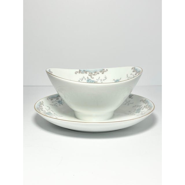 1990s Imperial “Seville” 6-Piece Porcelain Dinnerware Serving Hostess Set For Sale In Dallas - Image 6 of 10