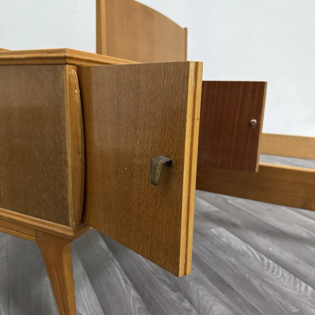 Vintage Single Bed with Nightstand by Gio Ponti, 1950s For Sale - Image 9 of 18